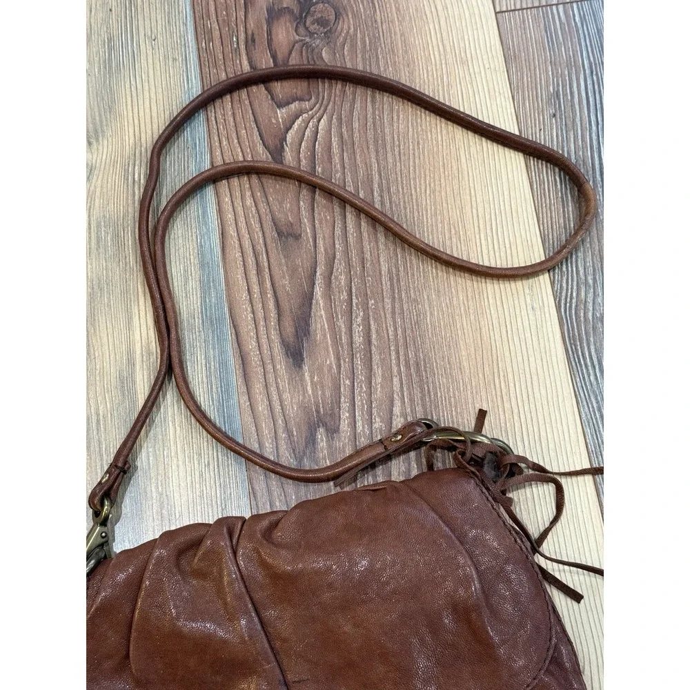 Lucky Brand Vintage ItalianLeather Boho Purse 10x7.5